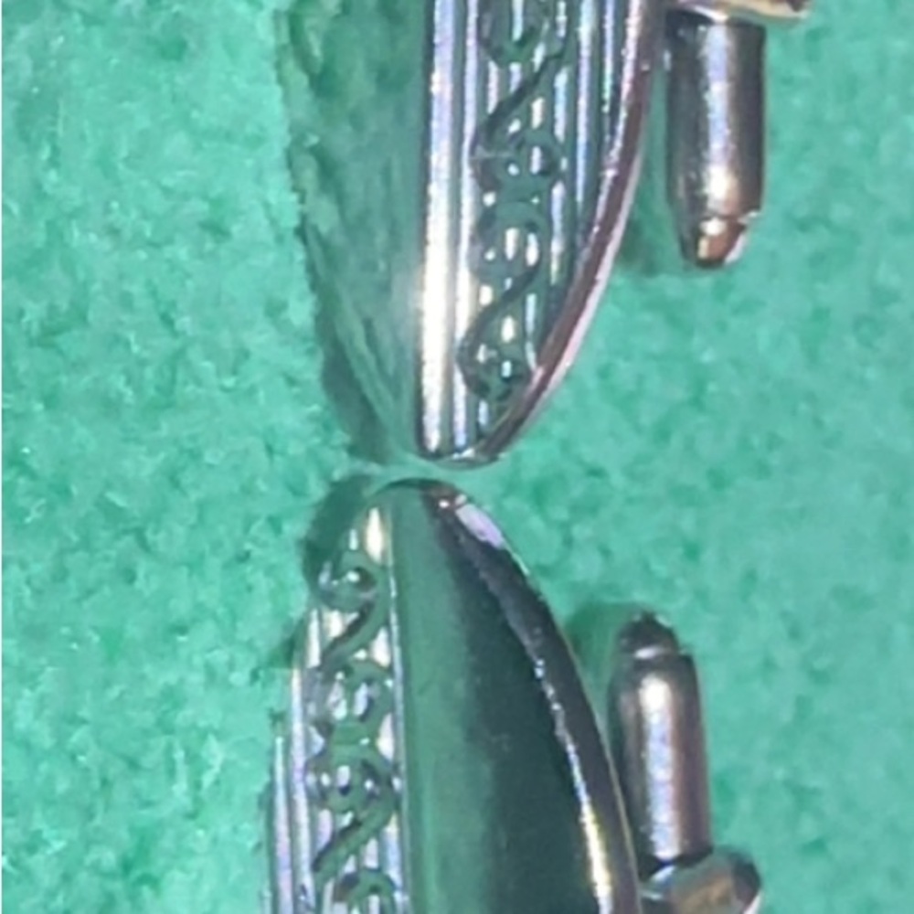 Intricate Silver Cufflinks for Men